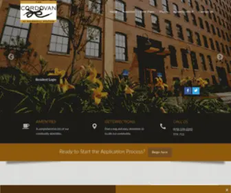 Thecordovanbc.com(The Cordovan at Haverhill Station) Screenshot
