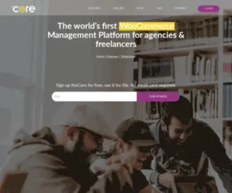 Thecore.io(A really cool domain parked on) Screenshot