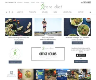 Thecorediet.com(Sports Nutrition & Fueling) Screenshot