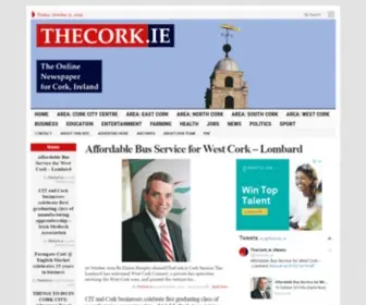 Thecork.ie(The Online Newspaper for Cork) Screenshot