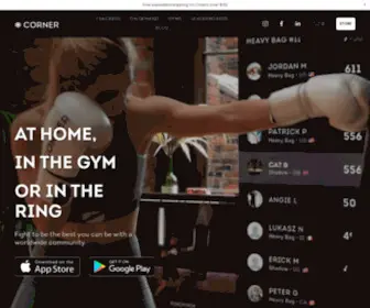 Thecornerapp.com(The Ultimate Boxing Experience) Screenshot