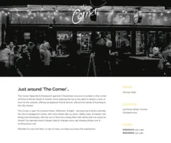 Thecornerbar.co.nz(The Corner Bar & Restaurant) Screenshot