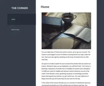 Thecorner.co.nz(Your Daily Dose of Fresh and Current NZ Content) Screenshot