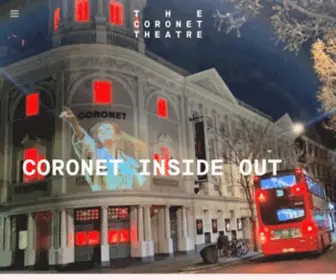 Thecoronettheatre.com(The Coronet Theatre) Screenshot