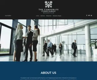 Thecorporateconcierge.net(Tools to make your business successful) Screenshot