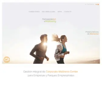 Thecorporategym.com(The Corporate Gym & Wellbeing) Screenshot