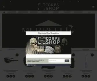 Thecorpsshop.com(The Corps Shop) Screenshot