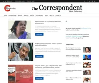 Thecorrespondent.in(The Correspondent) Screenshot