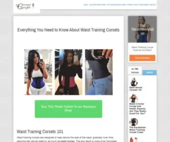 Thecorsetcenter.com(If you want to get your waist in shape) Screenshot