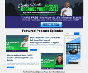 Thecortezhustleshow.com(The Cortez Hustle Show) Screenshot