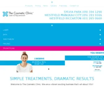 Thecosmeticclinic.co.nz(The Cosmetic Clinic) Screenshot