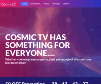 Thecosmictv.com(Best IPTV Subscription Service ProviderCosmic Tv) Screenshot