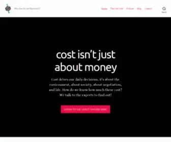 Thecostofeverything.net(Why does it cost that much) Screenshot
