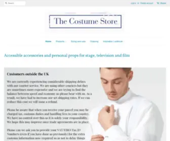 ThecostumeStore.co.uk(Costume accessories for the theatre) Screenshot