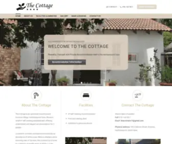 Thecottage.org.za(The Cottage Hartbeespoort) Screenshot