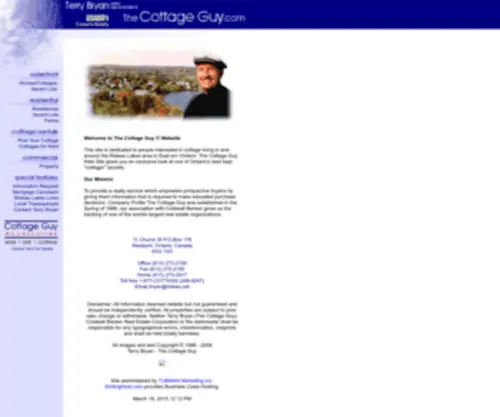 Thecottageguy.com(The Cottage Guy website) Screenshot
