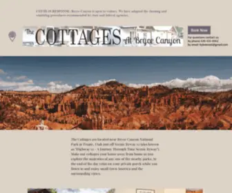 Thecottagesatbrycecanyon.com(Bryce Canyon National Park Lodging) Screenshot