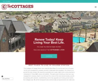 Thecottagesofcollegestation.com(The Cottages of College station) Screenshot