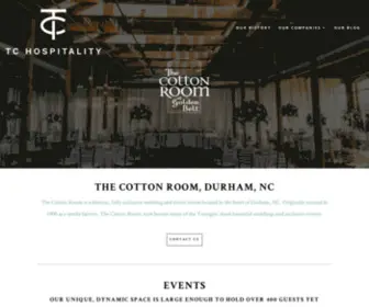 Thecottonroomdurham.com(The Cotton Room) Screenshot