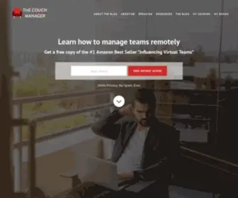 Thecouchmanager.com(Making Virtual Teams Better) Screenshot
