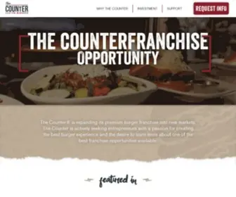 Thecounterfranchise.com(The Counter) Screenshot