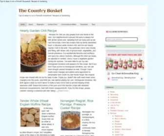 Thecountrybasket.com(Tips & Ideas to run a Smooth Household) Screenshot