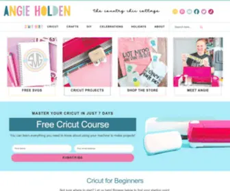 Thecountrychiccottage.net(Cricut and Sublimation Crafts with Angie Holden) Screenshot