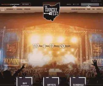 Thecountryfest.com(Join us for The Country Fest @ Clay's Park Resort) Screenshot