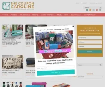 Thecouponcaroline.com(The Coupon Caroline) Screenshot