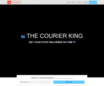 Thecourierking.com(The Courier King) Screenshot