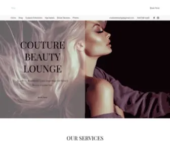 Thecouturebeautylounge.com(Eyelash Extensions) Screenshot