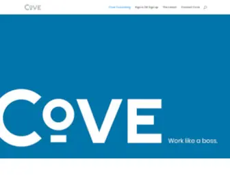 Thecovecoworking.com(Discover how Cove ignites community with its shared coworking office space. Cove) Screenshot