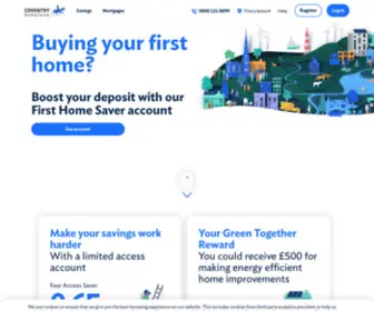 Thecoventry.co.uk(Coventry Building Society) Screenshot