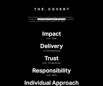 Thecovert.org(The Covert) Screenshot