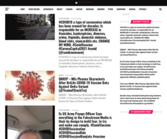 Thecovid.site(COVID-19 News) Screenshot