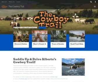 Thecowboytrail.com Screenshot