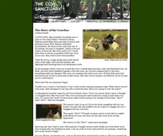 Thecowsanctuary.org(The Cow Sanctuary) Screenshot