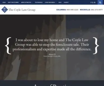 Thecoylelawgroup.com(Law Firms in Maryland) Screenshot