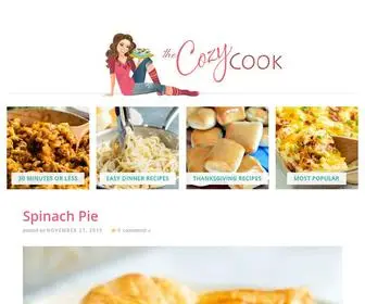 Thecozycook.com(The Cozy Cook) Screenshot