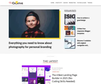 Thecr3Ative.com(Creative Ideas Inspirational Stories and few Tips to Uprising your Mind) Screenshot
