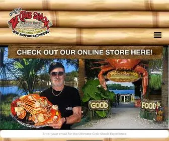 Thecrabshack.com(The Original Crab Shack) Screenshot