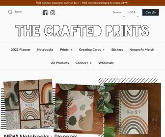 Thecraftedprints.com(The Crafted Prints) Screenshot