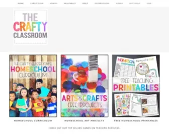 Thecraftyclassroom.com(The Crafty Classroom) Screenshot