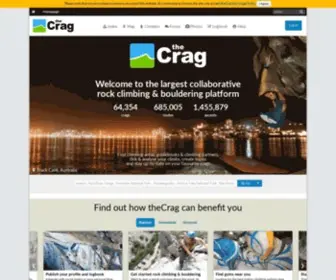 Thecrag.com(The largest collaborative rock climbing & bouldering platform) Screenshot