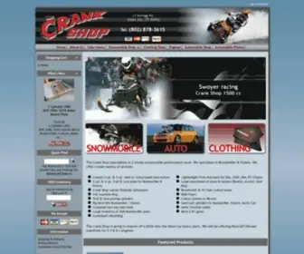 ThecrankshopVt.com Screenshot