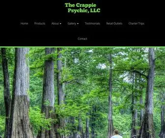 Thecrappiepsychic.com(The Best Crappie Lures) Screenshot