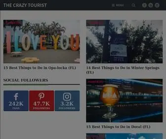 Thecrazytourist.com(The Crazy Tourist) Screenshot