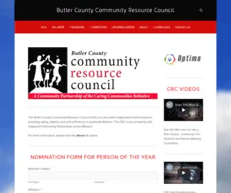 Thecrc.org(The Butler County Community Resource Council) Screenshot