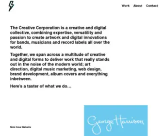Thecreativecorporation.com(The Creative Corporation) Screenshot