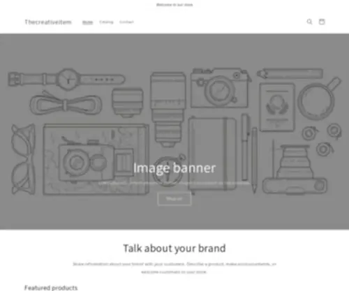 Thecreativeitem.com(Create an Ecommerce Website and Sell Online) Screenshot